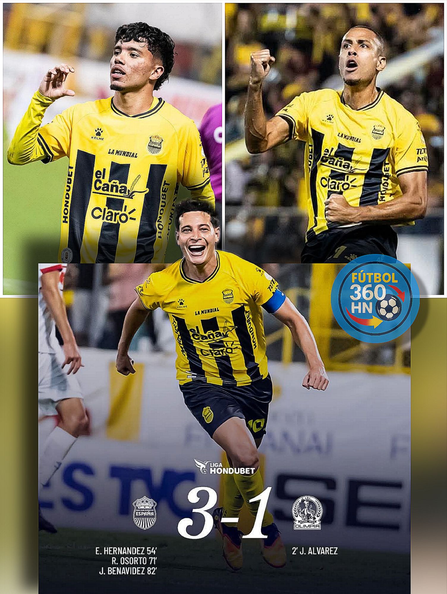 Real España remonta y derrota 3-1 al Olimpia para meterse de lleno en la pelea 🚂🟡⚫️ picsart 26 05 09 23 19 44 1625125682785768302314