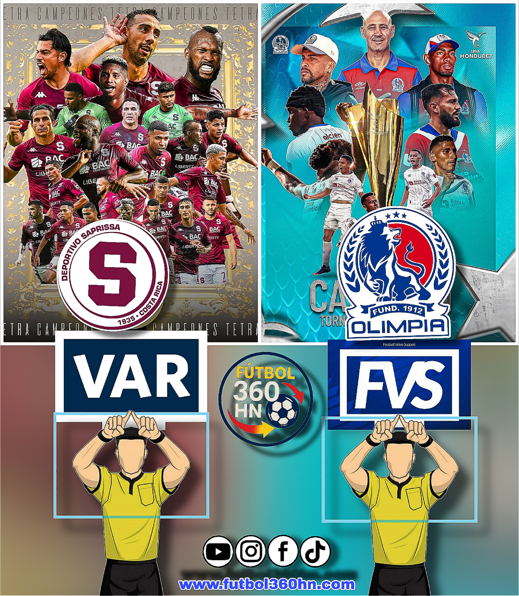 VAR en Costa Rica y FVS en Honduras: coincidencias que generan debate en el fútbol centroamericano picsart 26 05 18 09 27 37 7316141519029790593865