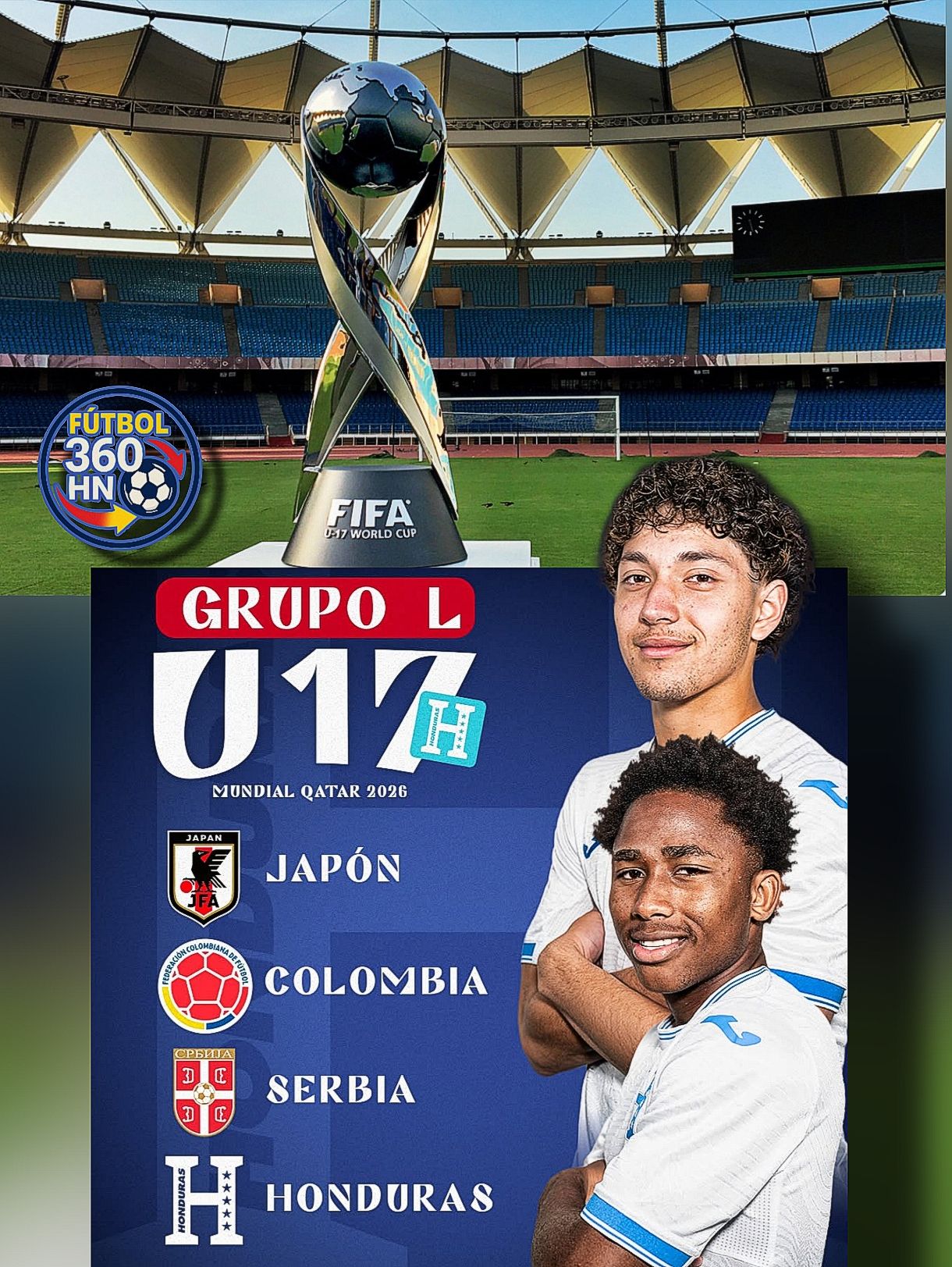Honduras ya tiene rivales para el Mundial Sub-17 de Qatar 2026 picsart 26 05 21 10 36 27 1583049706403758223752