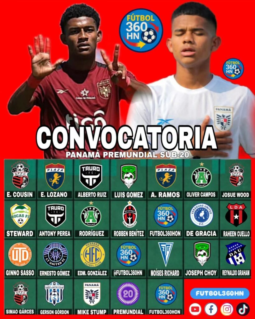 PANAMÁ PRESENTÓ SU CONVOCATORIA PARA EL PREMUNDIAL SUB-20 DE CONCACAF Fb Img 17846045513456331755759485963590 819x1024