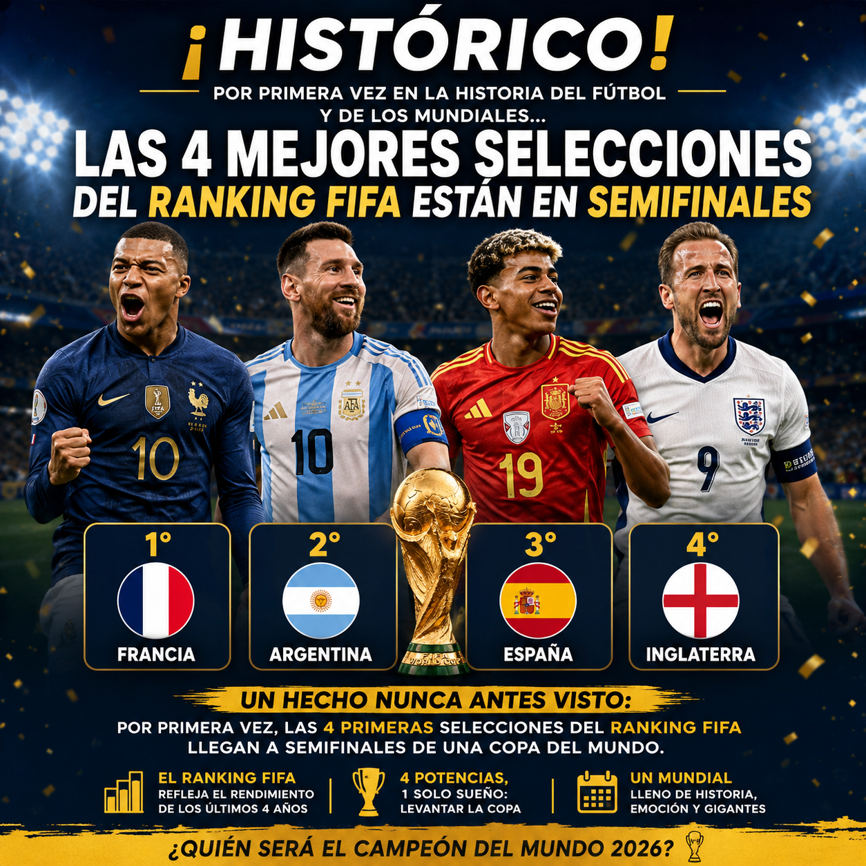 Por primera vez en la historia del Mundial, los cuatro primeros del Ranking FIFA llegan a semifinales file 00000000657471fdb03f76d00f144e458200051602388803683