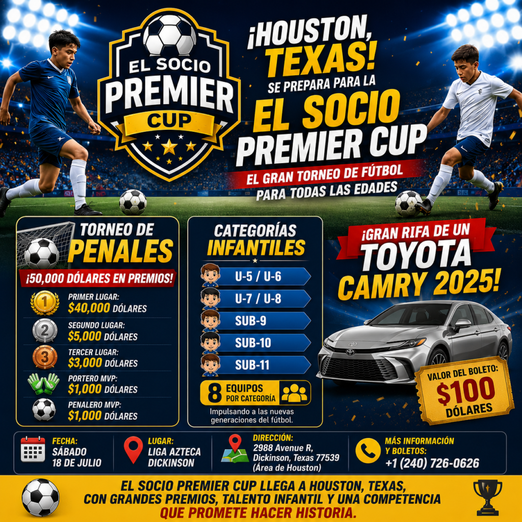 ¡TODO LISTO PARA EL SOCIO PREMIER CUP EN HOUSTON, TEXAS! File 00000000c04871f896dd27ec56daa2ee6171694708050778872 1024x1024