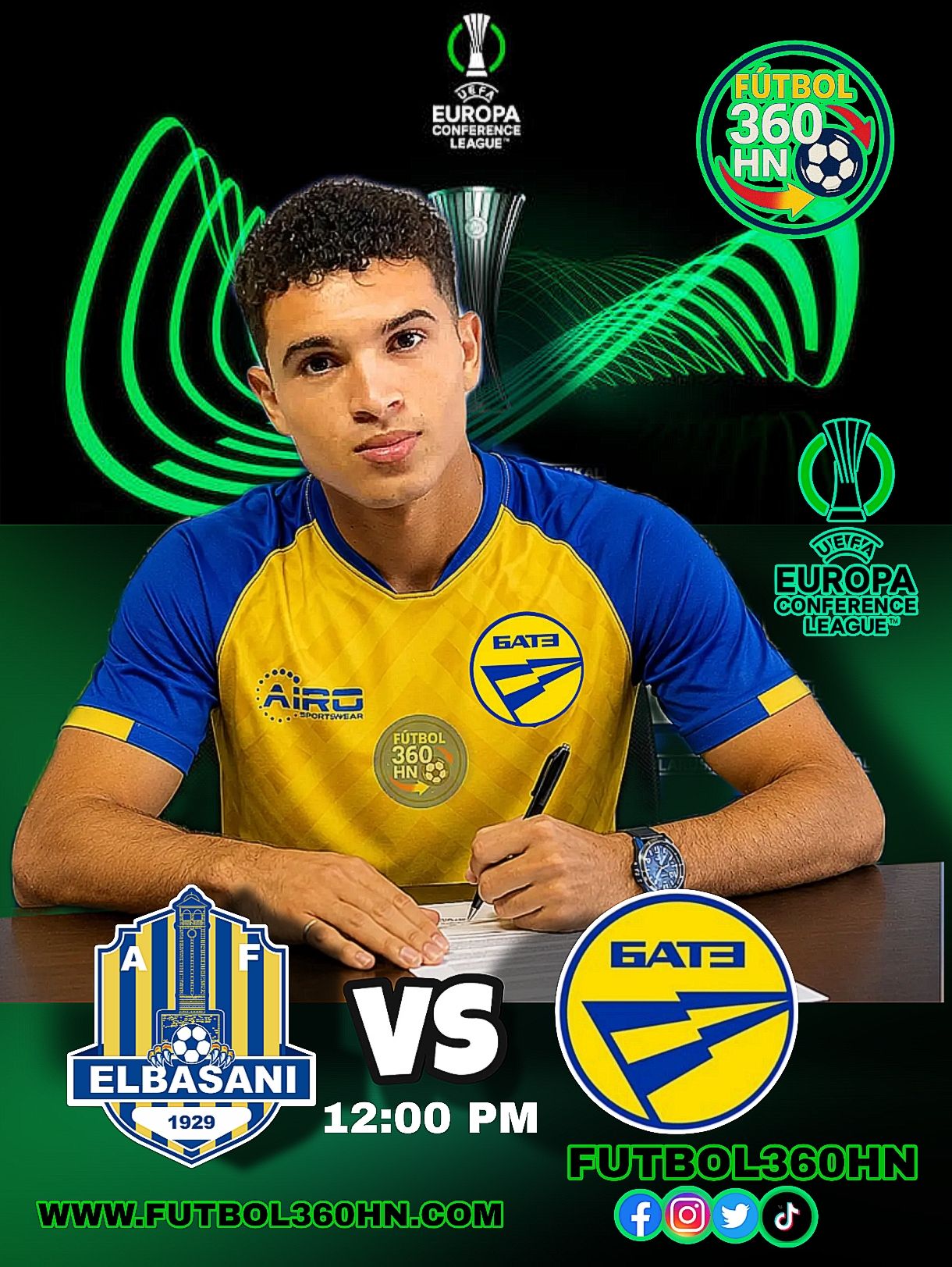 Erick Puerto inicia su aventura europea con el BATE Borisov en la UEFA Conference League picsart 26 07 07 08 19 14 2072702938655005912977