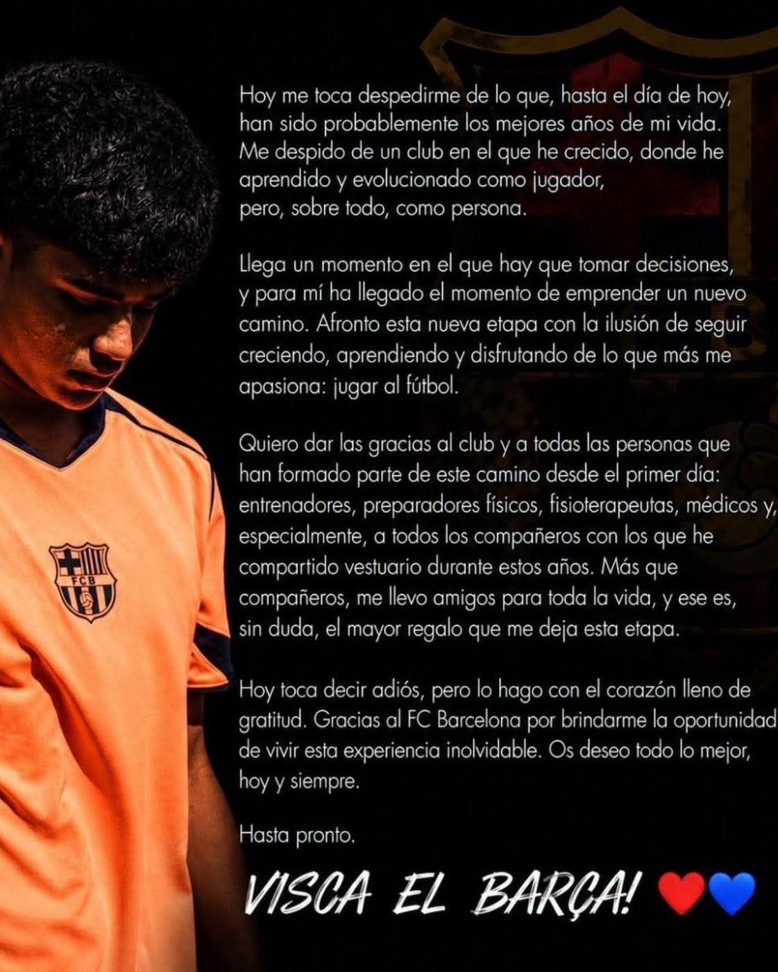 José Alfredo Rodríguez deja el FC Barcelona tras cinco años en La Masía fb img 17858549528401285545510302936529