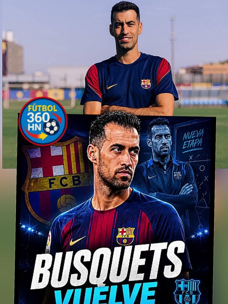 Sergio Busquets regresa al Barcelona como asistente técnico del filial Picsart 26 08 17 11 05 55 2056154321620584713897 770x1024